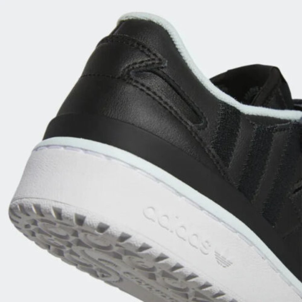 Adidas Forum Low Mens Casual Sneaker Shoes Black White HQ4536 NEW Multi Sz - Picture 7 of 8